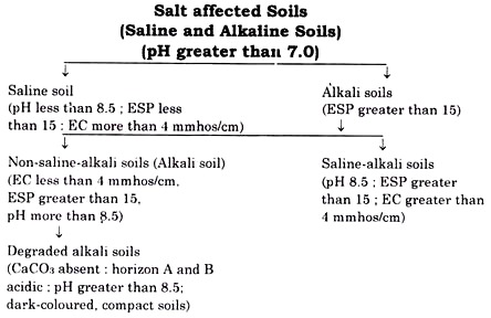 Salt affected soils