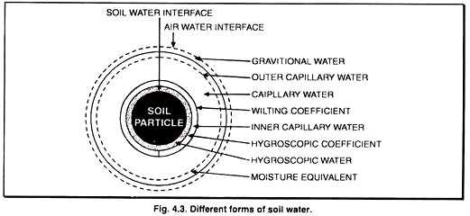 Differnt forms of Soil water